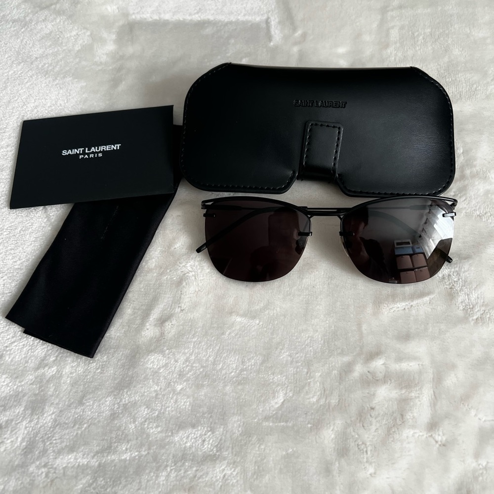 Saint Laurent 56mm oval cat eye sunglasses